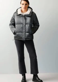 Steppjacke mit Teddyfell