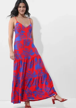 Strandkleid mit Blütenprint