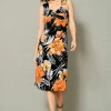 Strandkleid mit Blumendruck