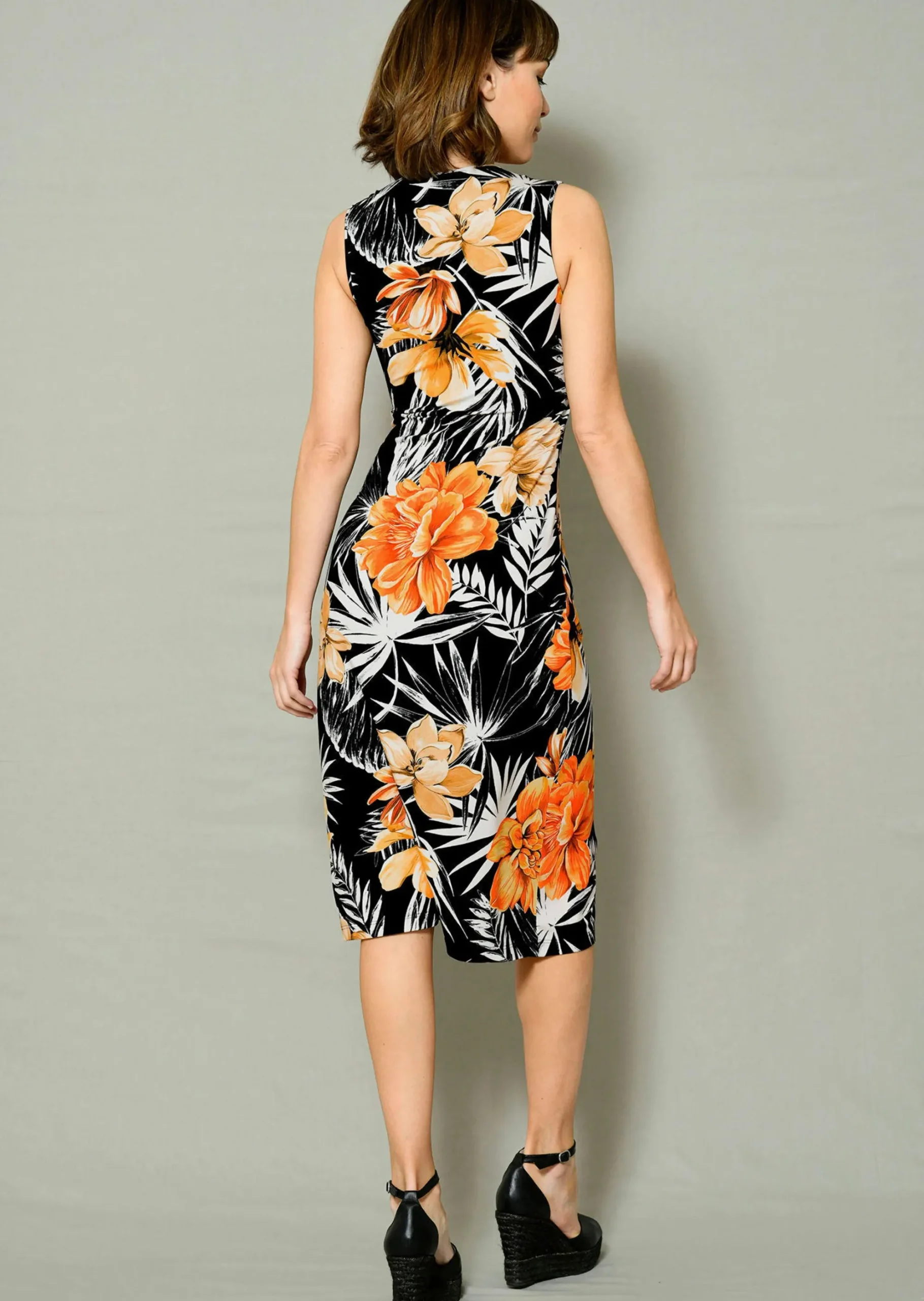Strandkleid mit Blumendruck