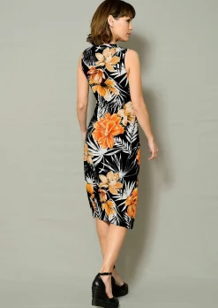 Strandkleid mit Blumendruck