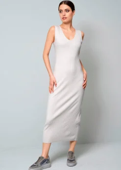 Strickkleid in Ripp-Optik