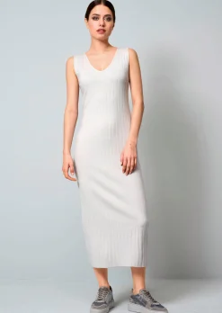 Strickkleid in Ripp-Optik