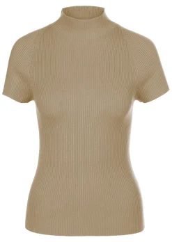 Strickpullover mit Kurzarm