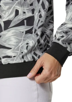 Sweatshirt mit Blätterprint
