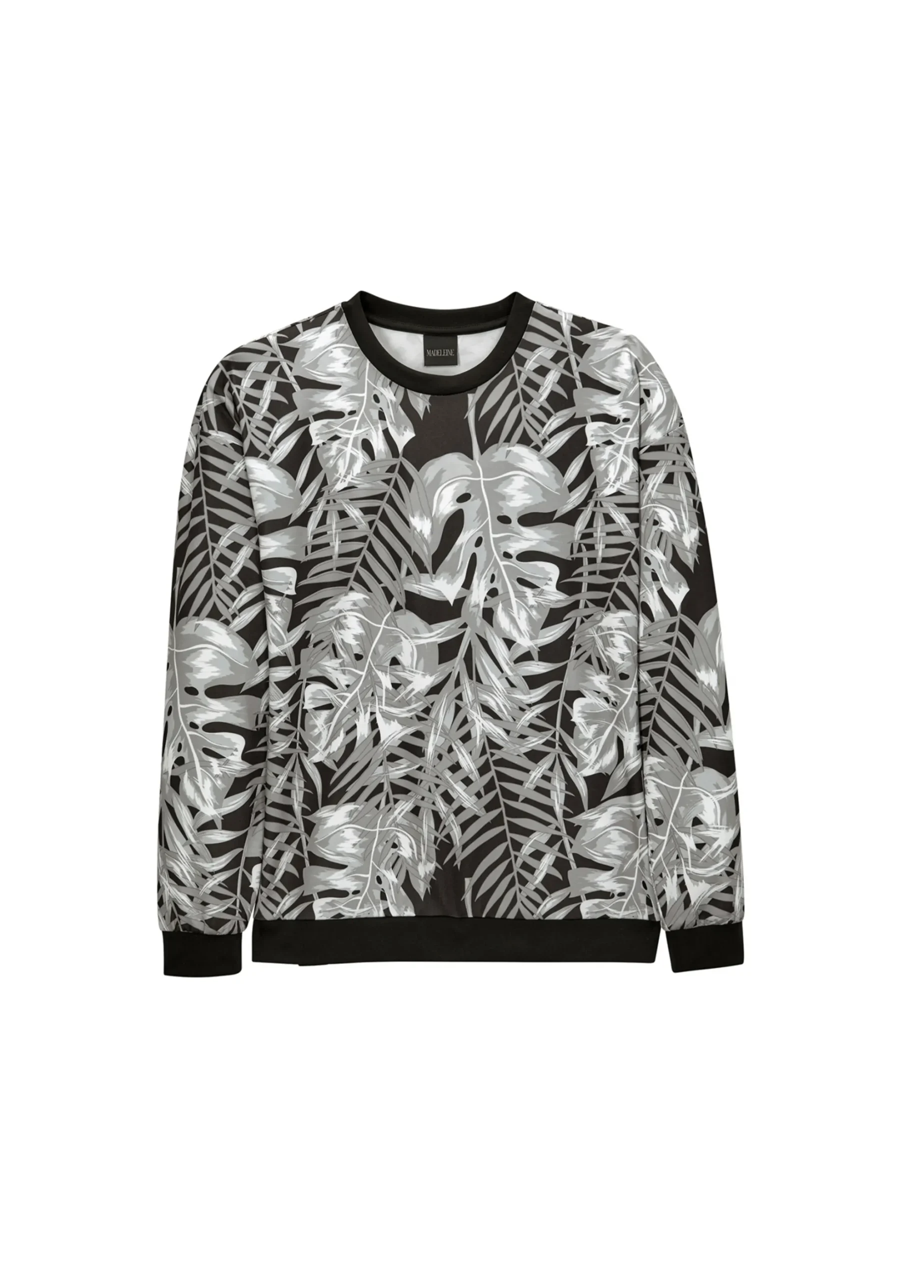 Sweatshirt mit Blätterprint