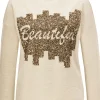 Sweatshirt mit Pailletten