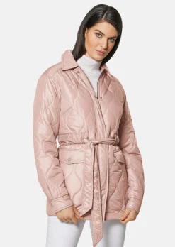 Wattierte Steppjacke mit Taillenzug